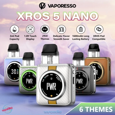 Vaporesso XROS 5 NANO 1500mAh (Black Satin)